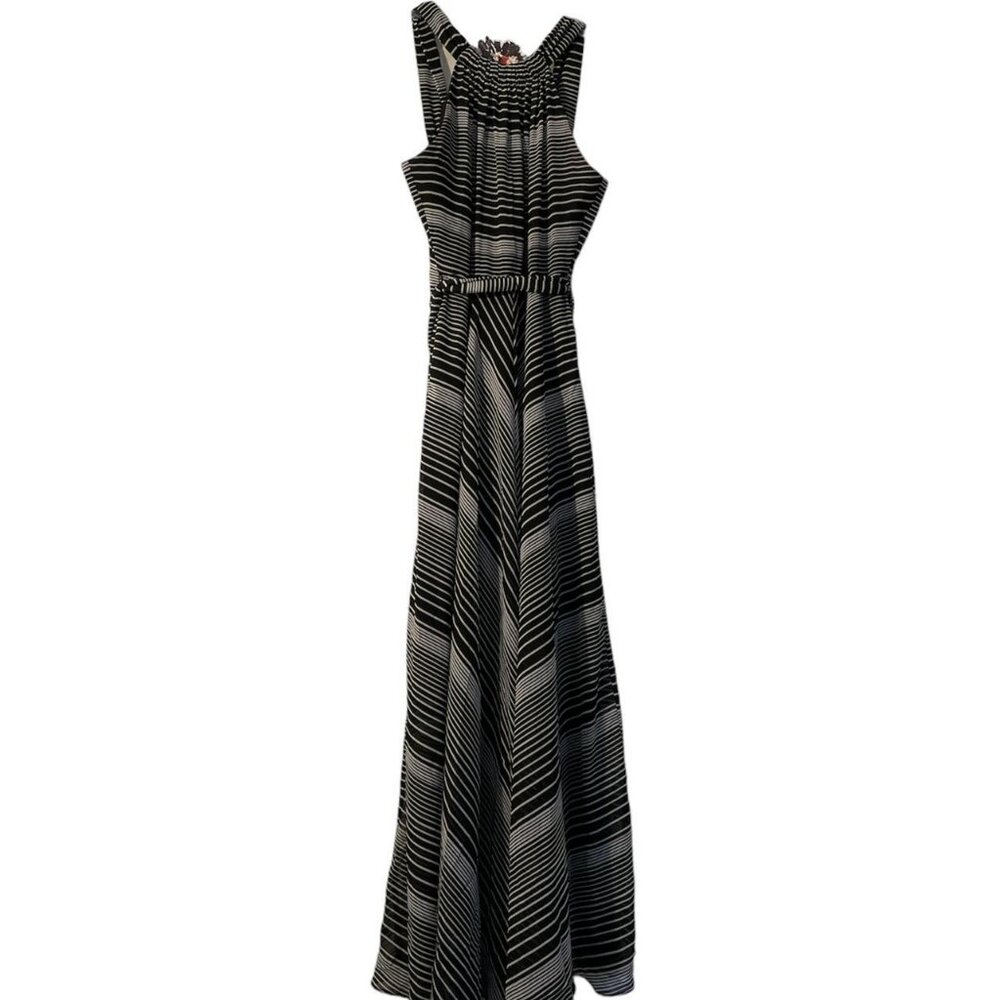 Muse Maxi Striped Dress Women's size 8 Holter Top style